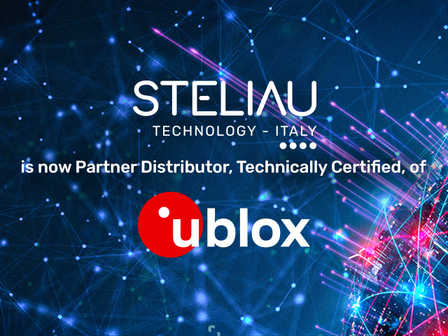 Steliau Technology Italy is now partner distributor, technically certified, of u-blox
